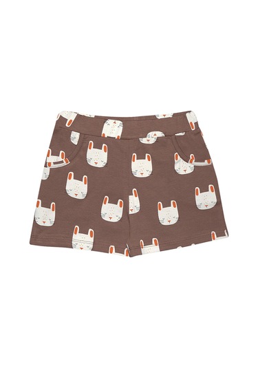 Lovetti Kız Çocuk Sleepy Bunny Desen Şort 1379 Çok Renkli
