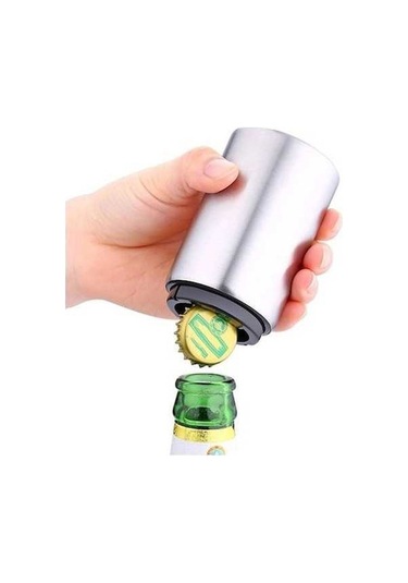 Fastbuy Manyetik Otomatik Bira Şişe Kapağı Açacağı Gri Gri Model, Uygun Ev Dekorasyonu İçin Gri