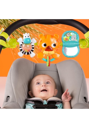 Bright Starts Müzikli Bebek Arabası Ve Ana Kucağı Oyuncaklı Ön Bar