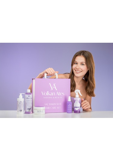 Saç Bakım Seti (Saç Maskesi - Şampuan - Saç Bakım Yağı - Saç Kremi - Çift Fazlı Fön Suyu)