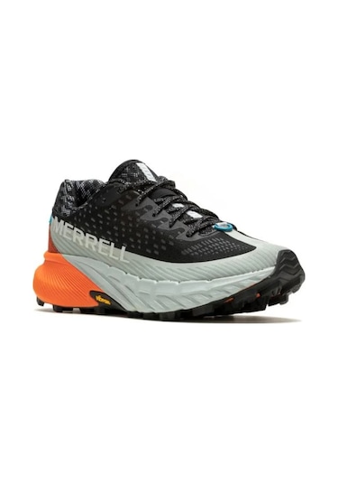 Merrell J068051 Agılıty Peak 5 Erkek Spor Ayakkabısı Gri Turuncu Gri - Turuncu