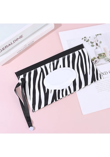 C-eva Islak Mendil Çanta Çevirme Kapağı Snap-askı Mendil Tutucu Kılıf Ev Taşınabilir Doldurulabilir Islak Mendil Kese Doku Kutusu Arabası Aksesuarları