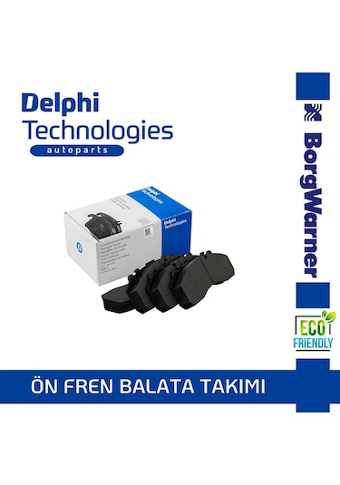 Toyota Corolla Uyumlu 1.6 2013-2018 Delphi Ön Fren Balatası