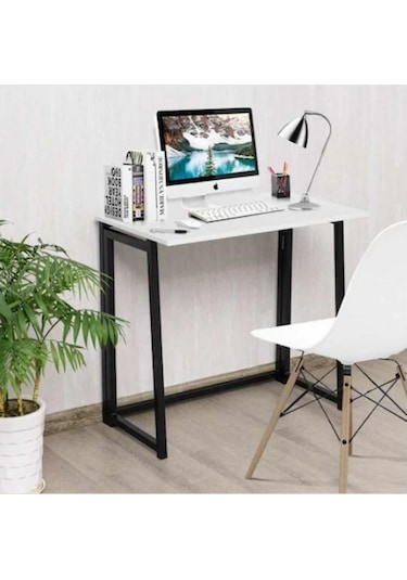 FahrettinKüçük 3290 Work Katlanır Çalışma Masası Beyaz