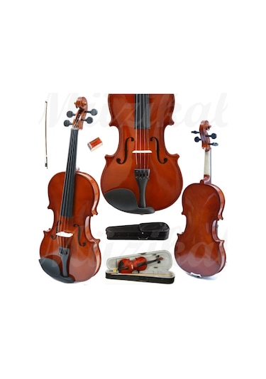 Stromberg 4/4 Yetişkin Kemanı Parlak Keman Set