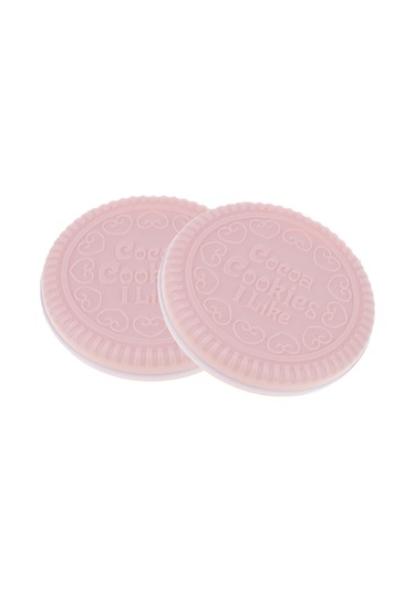 Suntek Taraklı Yuvarlak Cep Makyaj Aynası Pembe 2'li