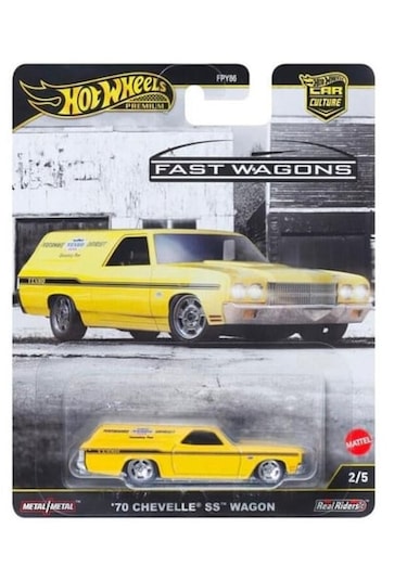 Hot Wheels Fast Wagons 70 Chevelle Ss Wagon Sarı