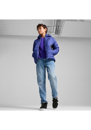 Puma Essentıals Genç Çocuk Şişme Mont 670559 27 Mavi