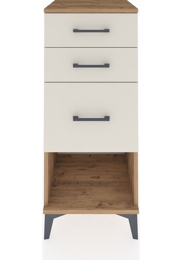 Hyperion Komodin 3 Çekmeceli 44x44x106 Çam-aytaşı Atlas Çam