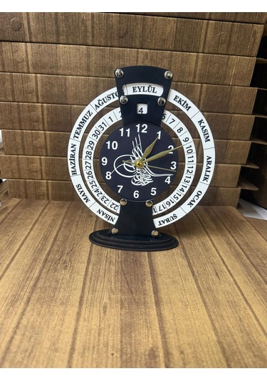 Shelife Osmanlı Tuğralı Sonsuz Maya Takvimli Saat