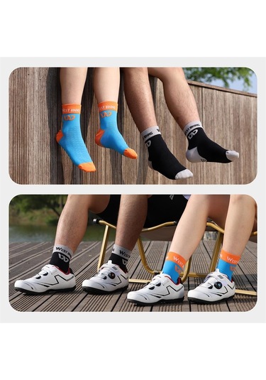 Gri Bisiklet Sürme Midcalf Çorap Bisiklet Bisiklet Çorapları Yumuşak Nefes Spor Çorapları Rahat Yüksek Gri