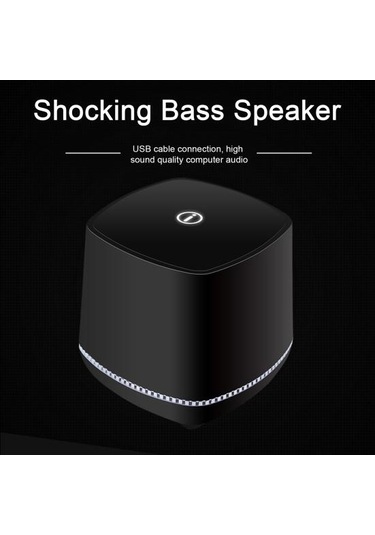 Kablolu Hoparlör 3d Surround Ses Subwoofer Hoparlör Taşınabilir Ses Kutusu Bilgisayar Hoparlörü Ev Ofis İçin