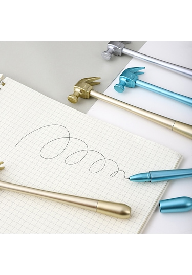 Yaratıcı Çekiç Şekilli Jel Kalem