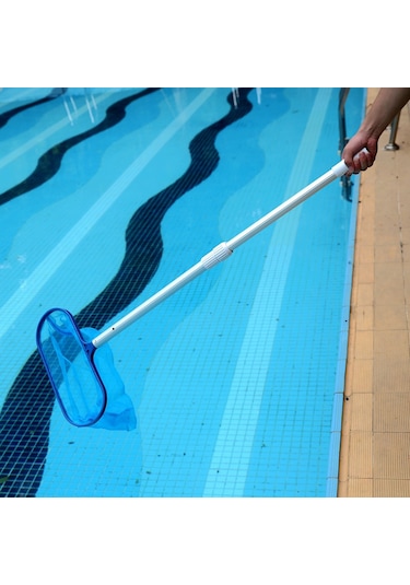 Suofeng Yüzme Havuzu Temizleme Ağı - Derin Su Yaprak Toplama Filesi, Dayanıklı Pp Malzeme Mavi