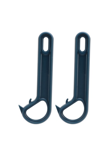 Ximistore9 Kutulu Konserve Açıcı - Kolay Kullanıma İyi Eldivenli, Zayıf Eller İçin Uygun, Mavi 2 Adet Mavi