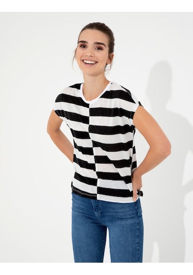 Pierre Cardin Kadın Siyah Tişört 50246194-vr046 Siyah