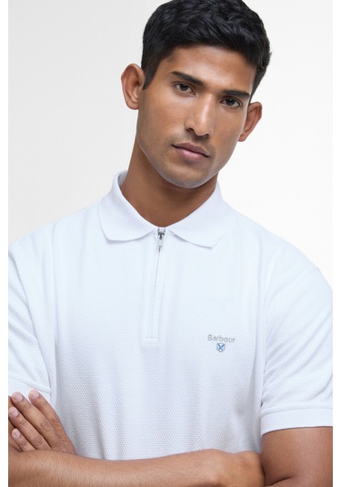 Barbour Hingham Polo Yaka Wh11 White Beyaz