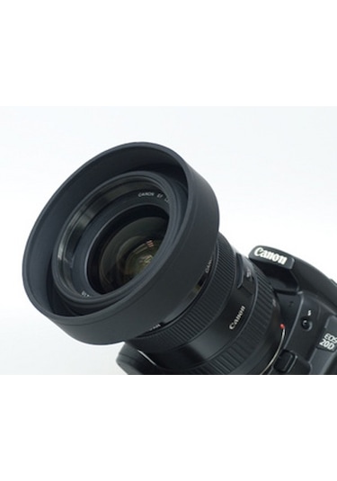 52 MM Üç Kademeli Kauçuk Lens Hood (Parasoley)