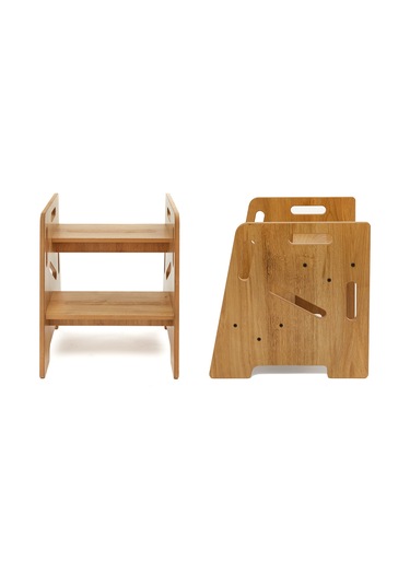 Minera Montessori Ahşap Basamak, Yükseltici, Tabure Ahşap