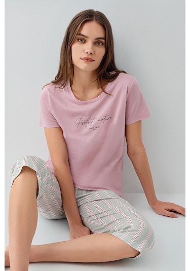 Pierre Cardin Kadın Pembe Kapri Takım Pc9172-s-v2 Pembe