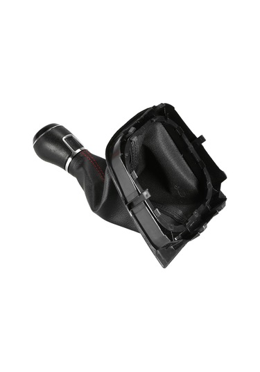 Springsun Volkswagen Golf 5 Vitesi Şanzuman Topu, Korumalı Pvc+pu Halka Örtüsü, Kırmızı Çizgili Abs Malzeme Siyah