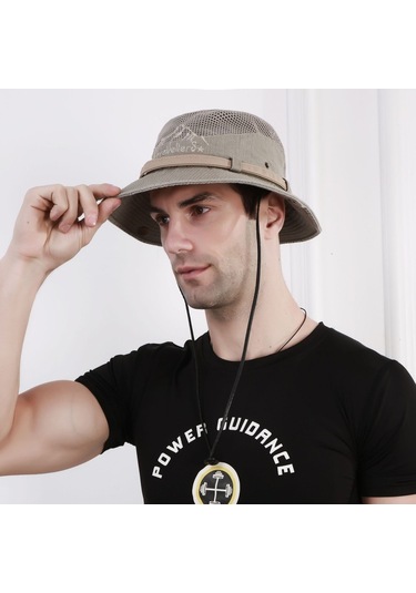 Unisex Güneşten Koruyucu Şapka, Nefes Alabilen Kumaş, Hızlı Kuruma Özelliği, Rahat Ve Hafif Tasarım Yeşil