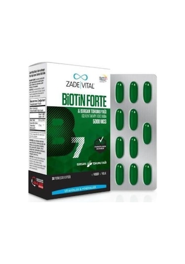 Zade Vital Biotin Forte B7 30 Kapsül