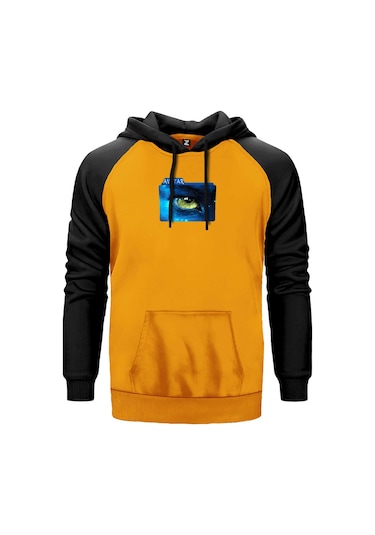 Avatar The Way Of Water Blue Line Sarı Renk Reglan Kol Sweatshirt Sarı