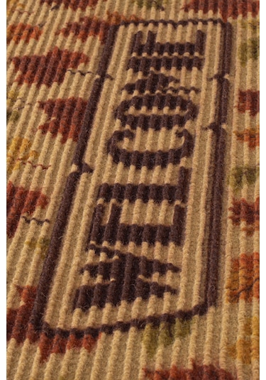 Koza Home Coco Welcome Sonbahar Paspas Dış Kapı Paspası Kıl Kapı Önü Paspas Naturel