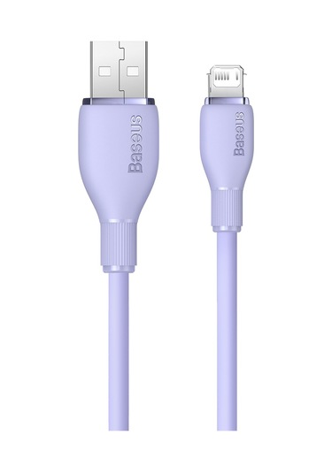 Baseus Pudding Serisi 2.4a Usb - 8 Pin Hızlı Şarj Veri Kablosu, Uzunluk:2m 001