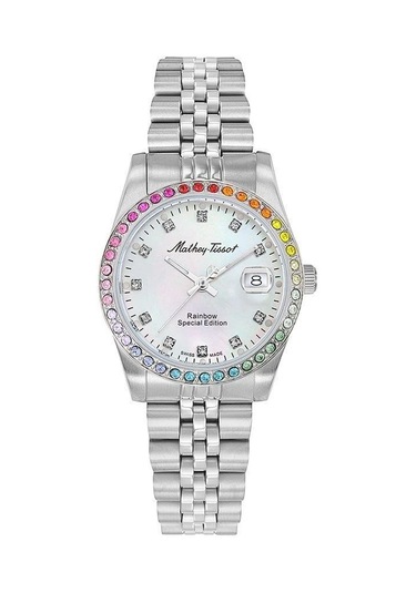 Mathey Tissot D809aqı Kadın Kol Saati Metalik