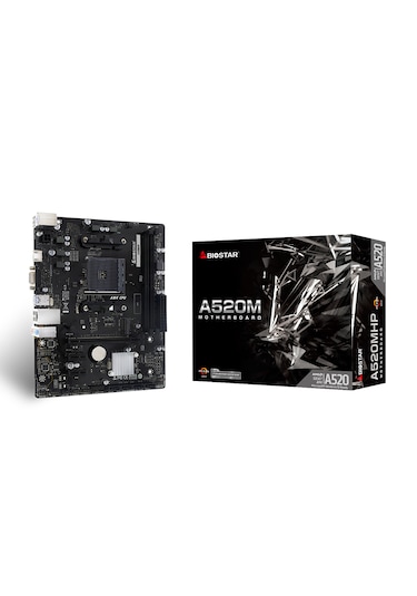 Biostar A520MHP AMD A520 4400 MHz DDR4 AM4 Micro Atx Anakart