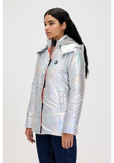 Bad Bear 24.04.15.002 Jolene Puffer Coat Kadın Ceket Sılver