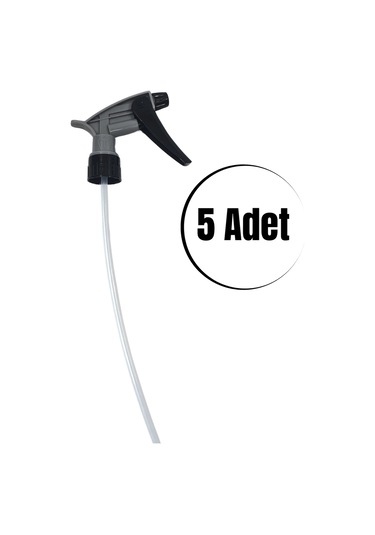 Kimyasal Dayanıklı Fısfıs Sprey Başlığı- Gri Sprey Başlık 5 Adet