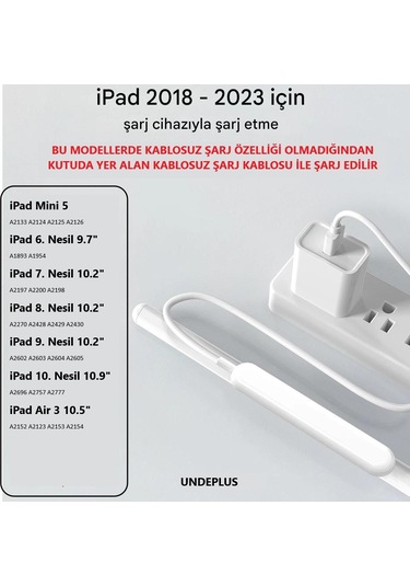 Palm-rejection Wireless Şarj Eğilim Çizim İpad Uyumlu 2.nesil 2018 Sonrası Dokunmatik Kalemi Pencil 2.nesil