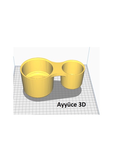 Ayyüce 3d, Mini Cooper 2003 Kasa Bardaklık Çoğaltıcı Aparat,siyah
