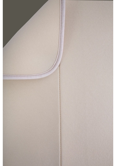 Basic Bulaşık Kurutma Matı 46x36 cm Kurulama Bezi Kurutma Örtüsü Tezgah Üstü Bej