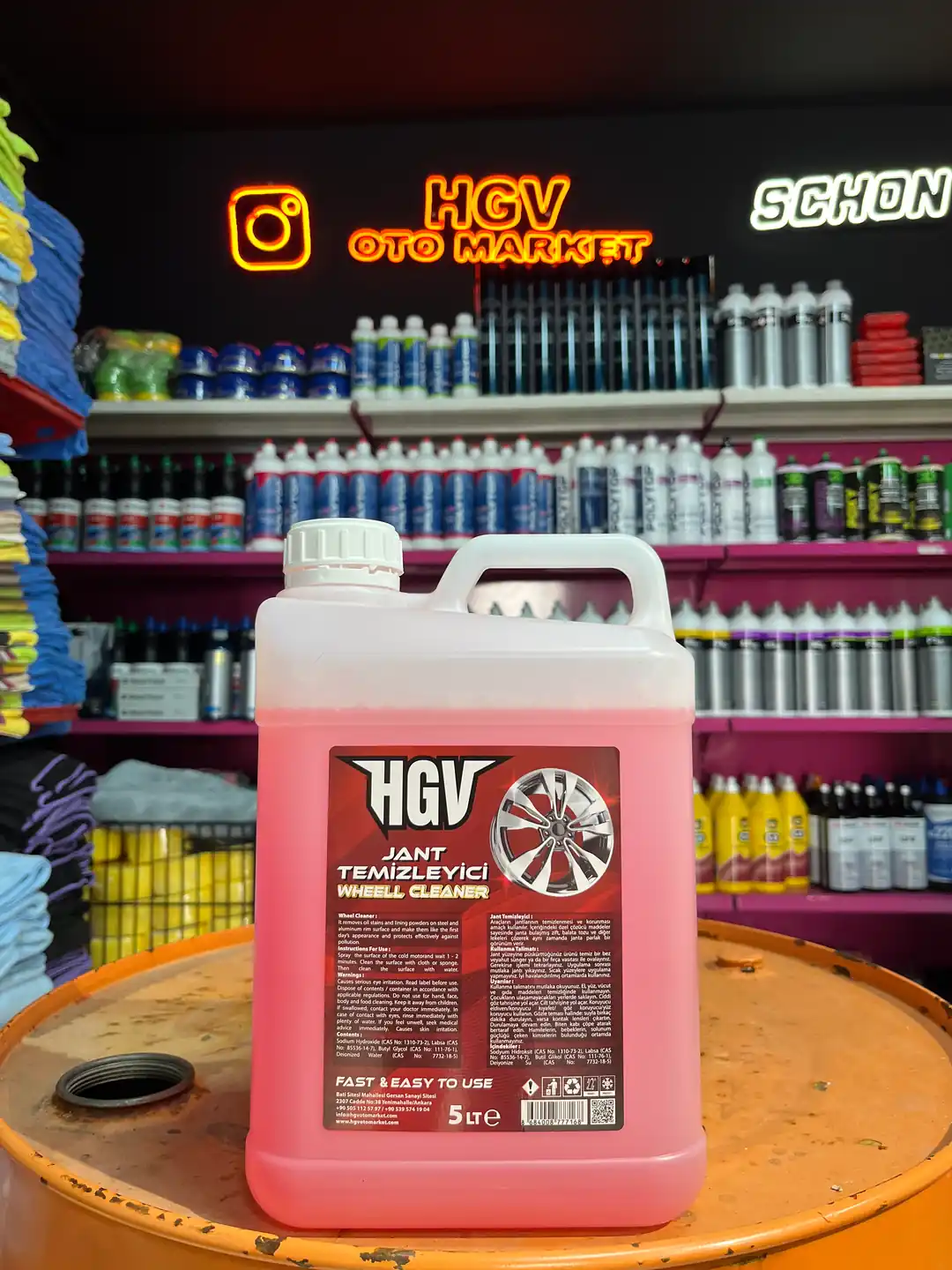 5 Litre Jant Temizleyici Hgv