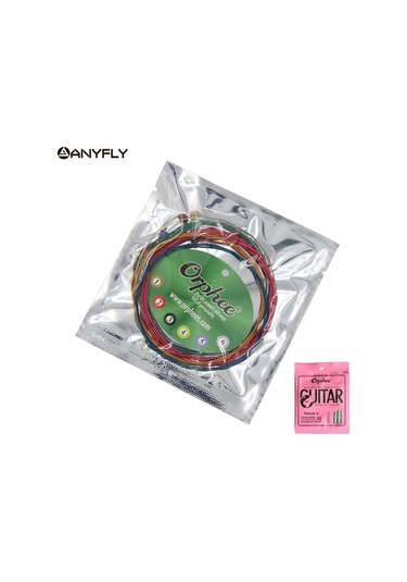 Orphee Tx620-C Renkli 10-47 Akustik Gitar Tel Seti-Pena