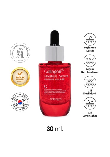 Collagen Moisture Serum Derin Nemlendirme Hassas Ciltlere Uygun Kolajen Serum 30ml