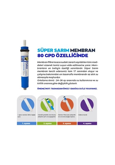 Açık kasa 5'li Filtre Seti 370279352