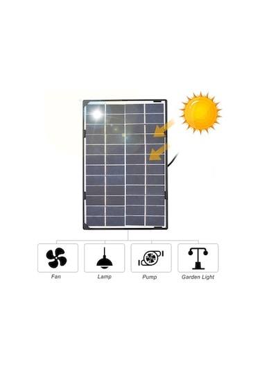 Pazly Yüksek Verimli Monokristal Güneş Paneli: Bahçe Aydınlatma Ve Elektronik Şarj Çözümü