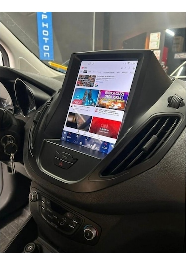 Ford Courier Tesla-alt Paket 2015-2023 -9.7'' Android Gerçek 4+64gb-/wifi/bt-carplay 9"
