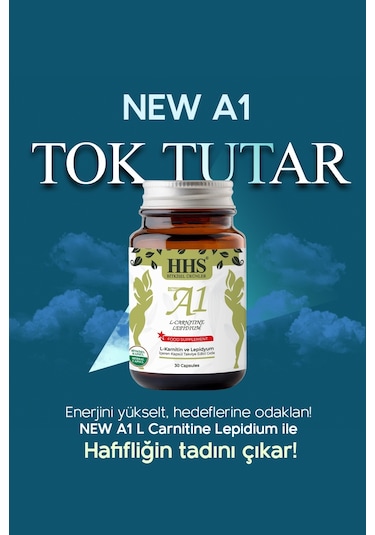 New A1 L Carnitine Lepidium Bitkisel Kapsül Aromasız