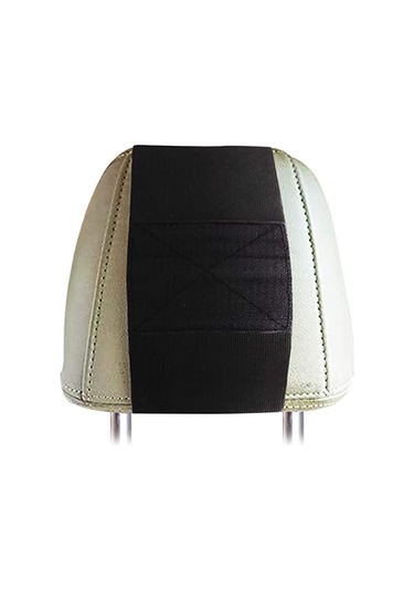 Springsun Araç Arka Koltuk Silikon Tutucu: Tablet Ve Telefon İçin Sabitleyici, Seyahat Eğlencesi İçin El Serbestleştirici Siyah