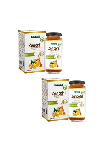 Aksuvital Zencefil Ekstratlı Macunu 2x300 Gr