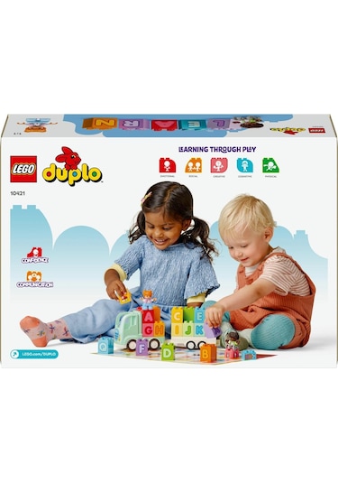 LEGO® DUPLO® Kasabası Alfabe Kamyonu Oyuncağı 10421 2+ Eğitici Oyuncak Yapım Seti - 36 Parça