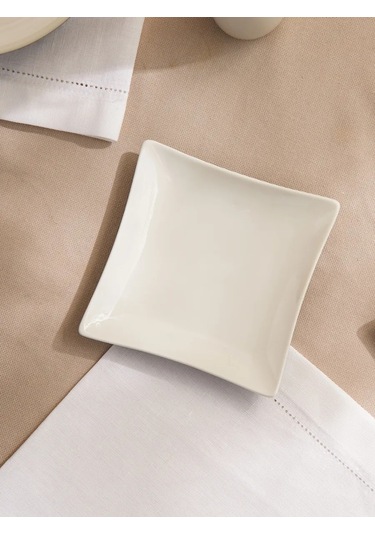 Magistro 2 Kişilik 15x15 Cm Tatlı Tabakları Takımı 242991428 Beyaz