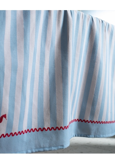 Louve Polycotton Masa Örtüsü - Mavi/beyaz - 150x200 Cm 8684427278017 Çok Renkli