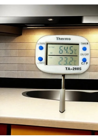 Geeksen Ta288s Taşınabilir Termometre: Bbq Ve Süt Sıcaklığı İzleme, 4cm Uzunluk, Dahili Buzzer İle Hassas Kontrol Diğer